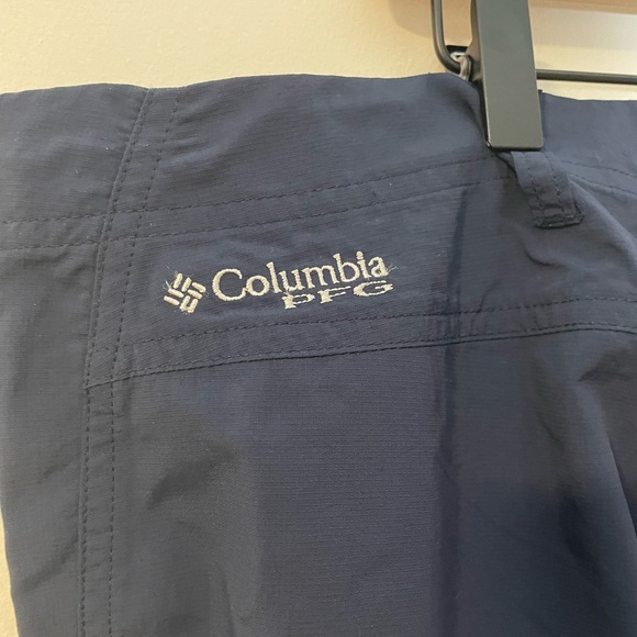 NWT Columbia PFG Women's Aruba Roll Up Pants Blue Size 24W Omni Shade UPF 30 - Picture 7 of 11